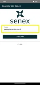 Pantalla de dirección de acceso